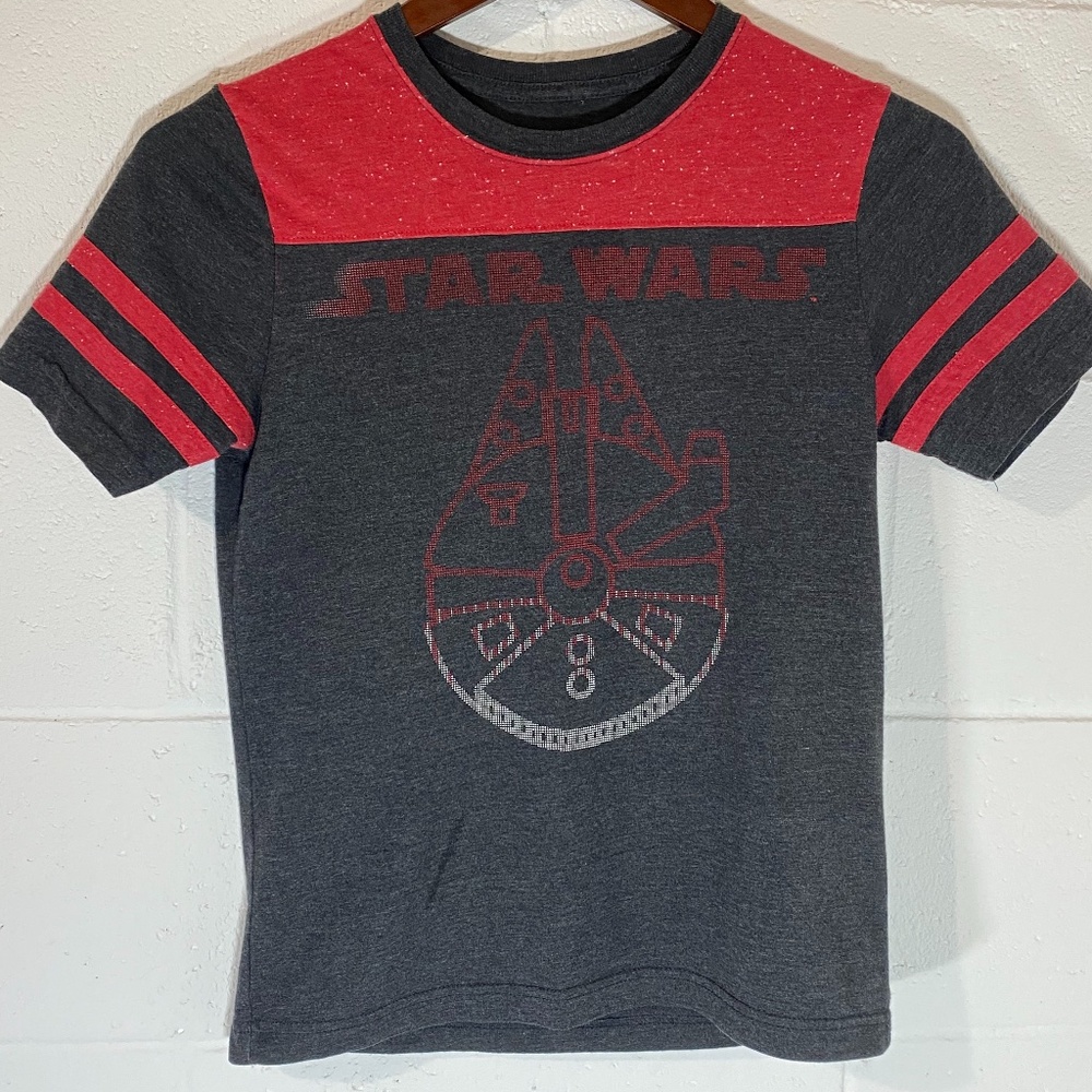 Star Wars Red and Charcoal Short Sleeve T-Shirt